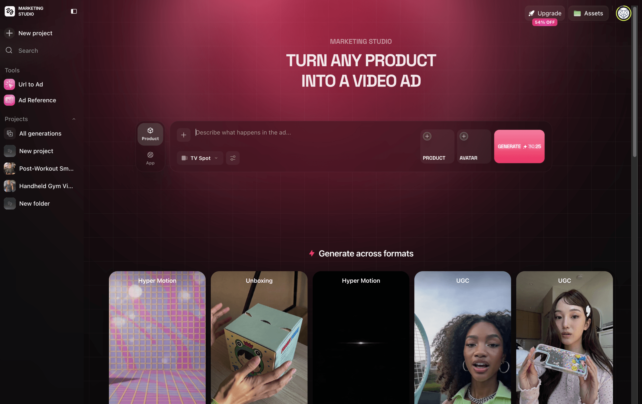 Marketing studio higgsfield article IA scaled &bull; La Strat