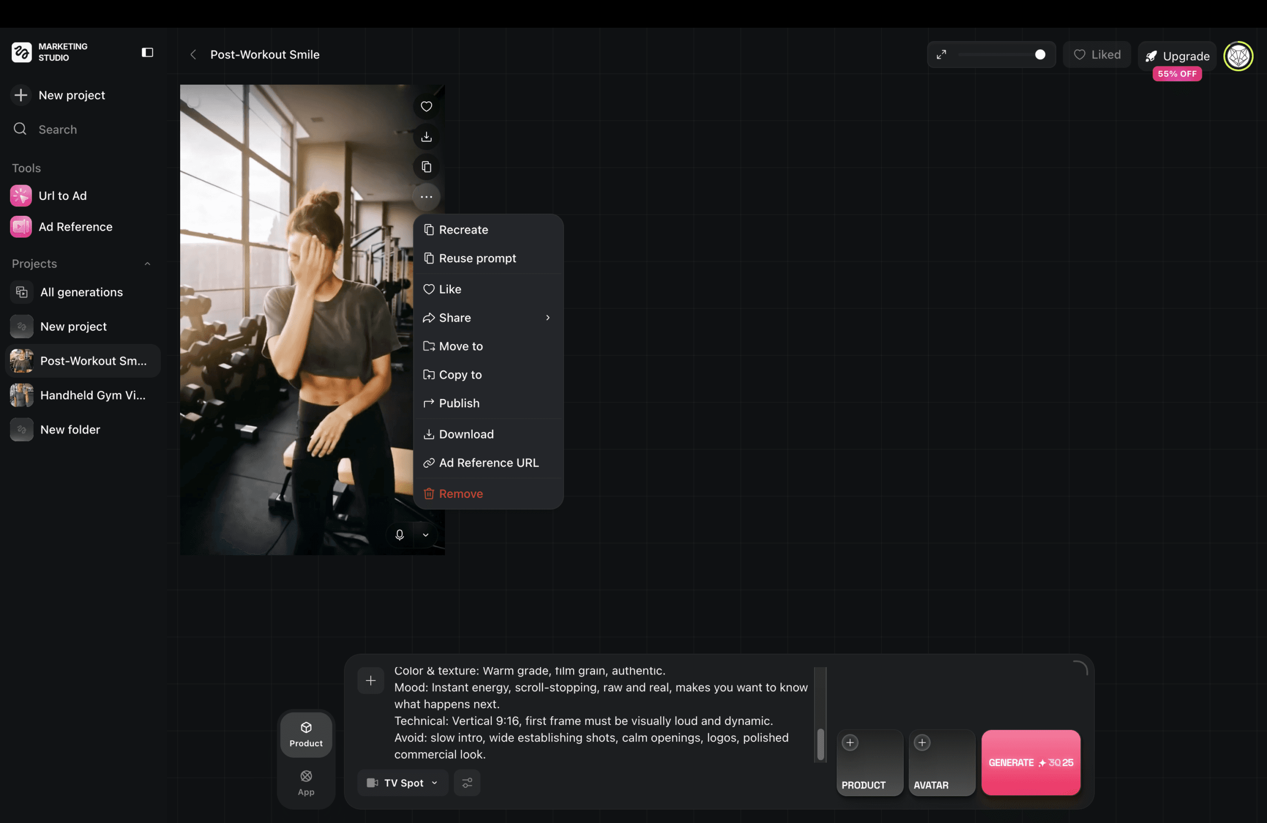 Marketing studio higgsfield generation dimages article IA scaled &bull; La Strat
