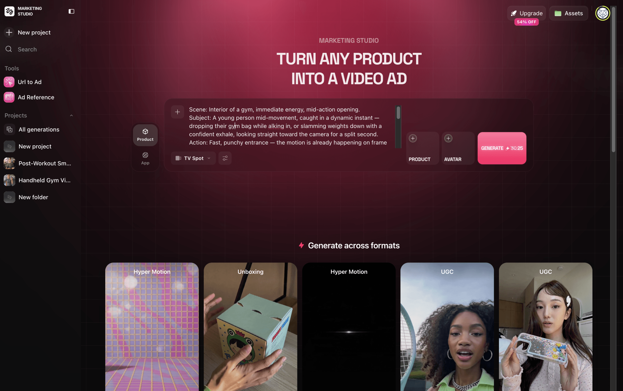 Marketing studio higgsfield prompt article IA scaled &bull; La Strat