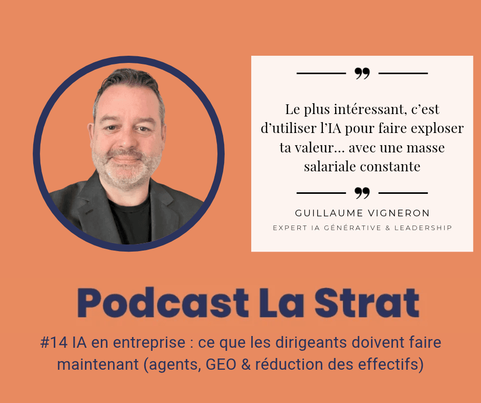 Les épisodes du Podcast 1 • La Strat Les Meilleurs Conseils IA pour les dirigeants (d’après l’expert Français du sujet)